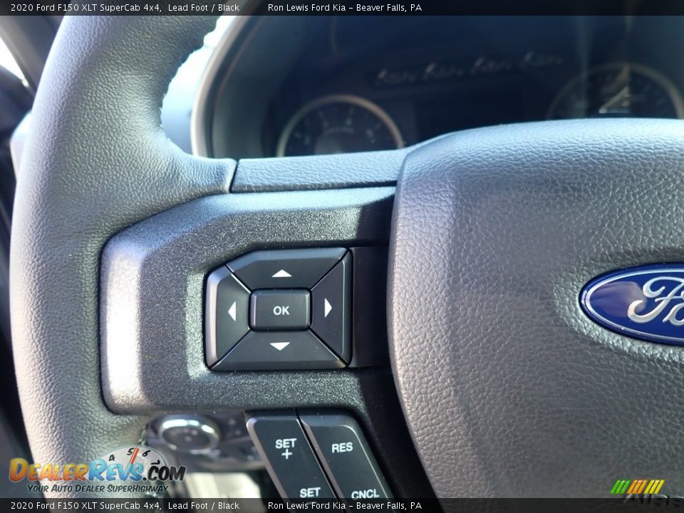 2020 Ford F150 XLT SuperCab 4x4 Lead Foot / Black Photo #19