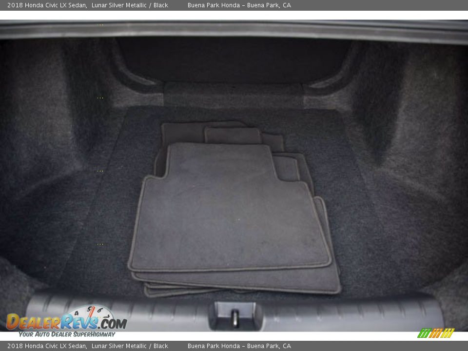 2018 Honda Civic LX Sedan Lunar Silver Metallic / Black Photo #21