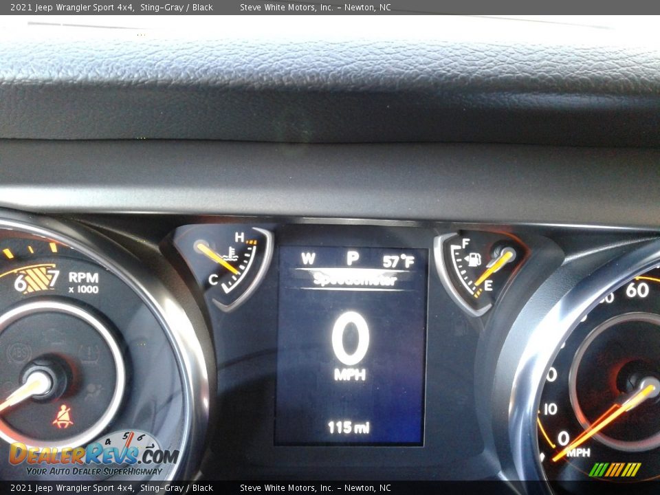 2021 Jeep Wrangler Sport 4x4 Gauges Photo #20