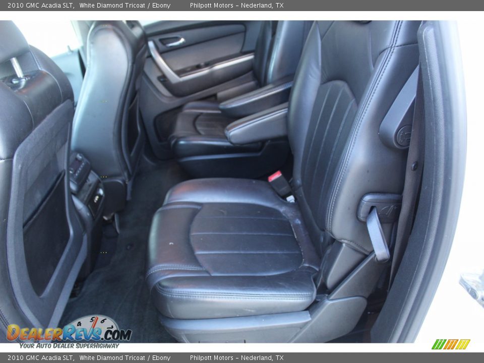 2010 GMC Acadia SLT White Diamond Tricoat / Ebony Photo #18