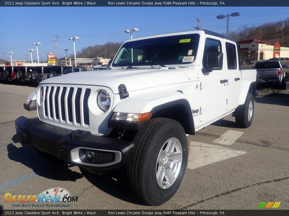 2021 Jeep Gladiator Sport 4x4 Bright White / Black Photo #1