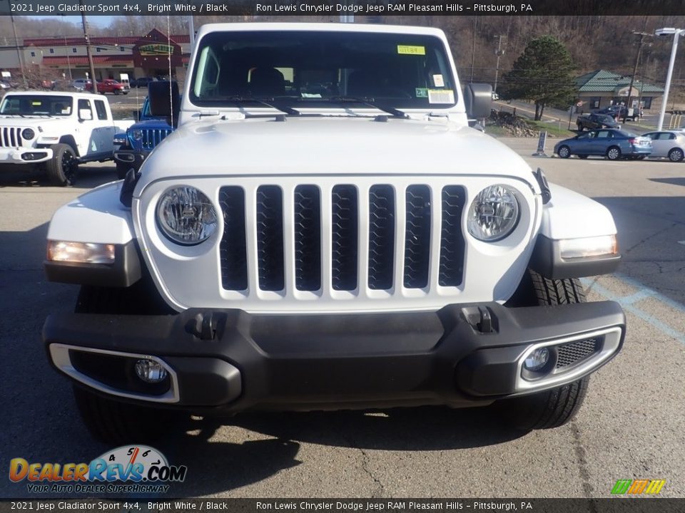 2021 Jeep Gladiator Sport 4x4 Bright White / Black Photo #2