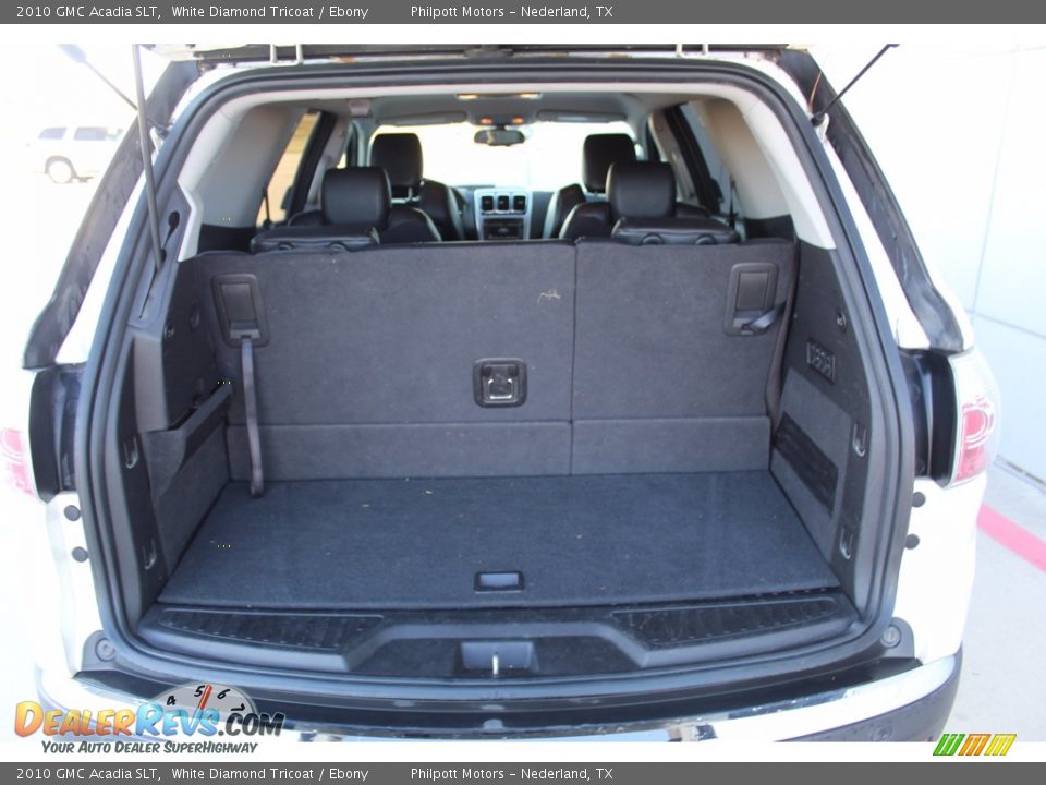 2010 GMC Acadia SLT White Diamond Tricoat / Ebony Photo #21