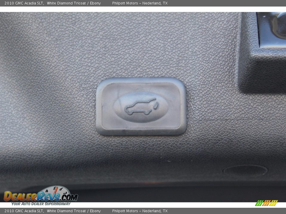 2010 GMC Acadia SLT White Diamond Tricoat / Ebony Photo #22