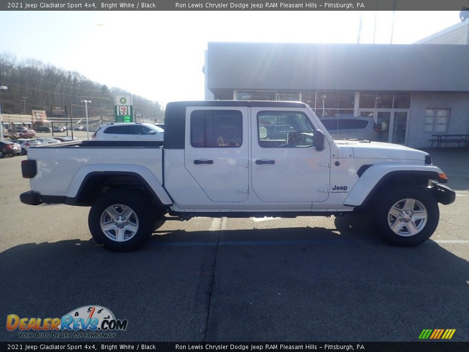 2021 Jeep Gladiator Sport 4x4 Bright White / Black Photo #4