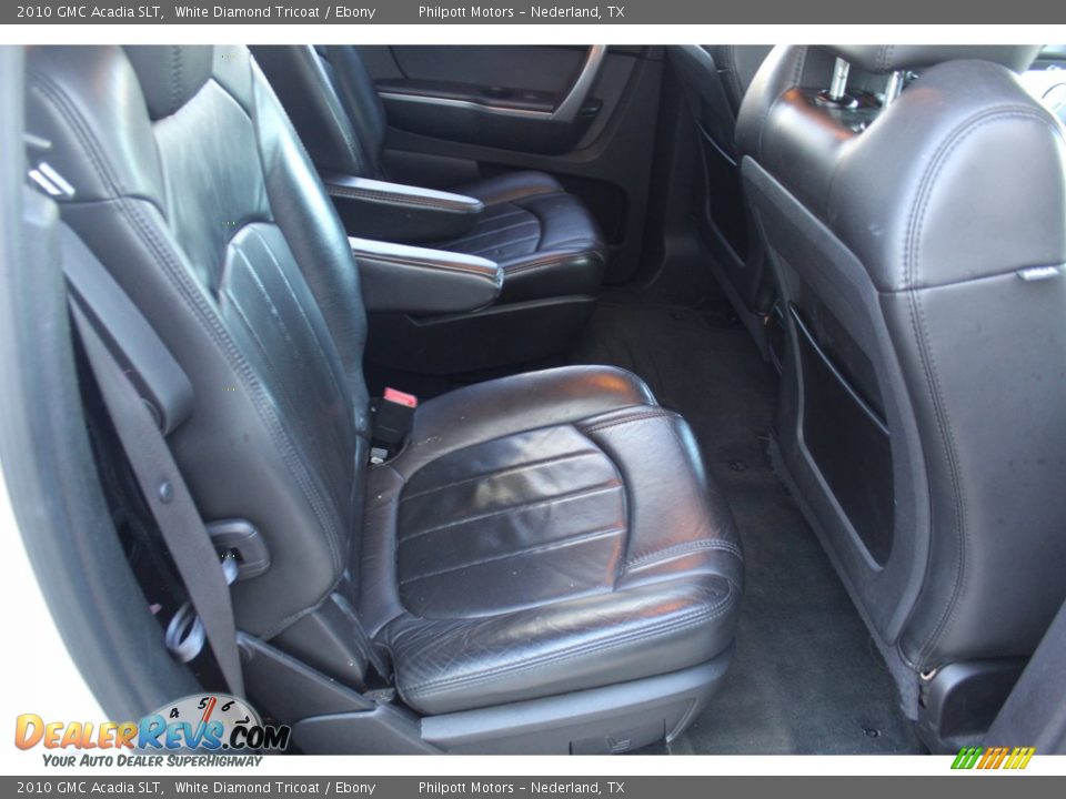 2010 GMC Acadia SLT White Diamond Tricoat / Ebony Photo #24