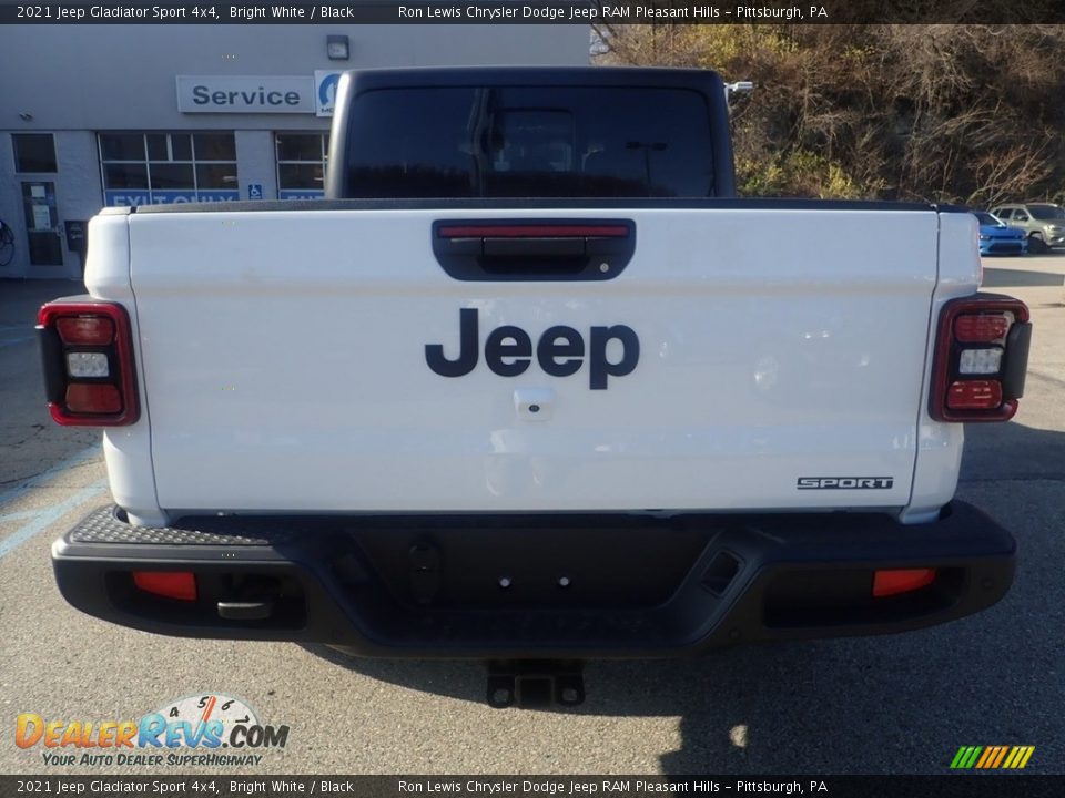 2021 Jeep Gladiator Sport 4x4 Bright White / Black Photo #8