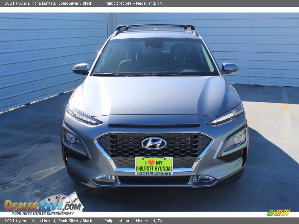 2021 Hyundai Kona Limited Sonic Silver / Black Photo #3