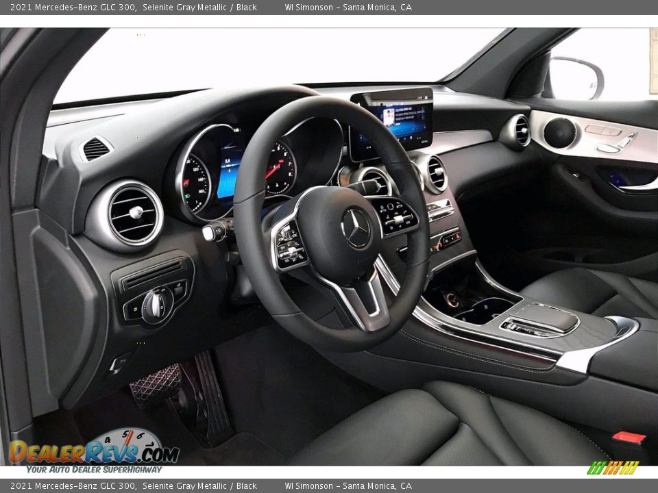 2021 Mercedes-Benz GLC 300 Selenite Gray Metallic / Black Photo #4