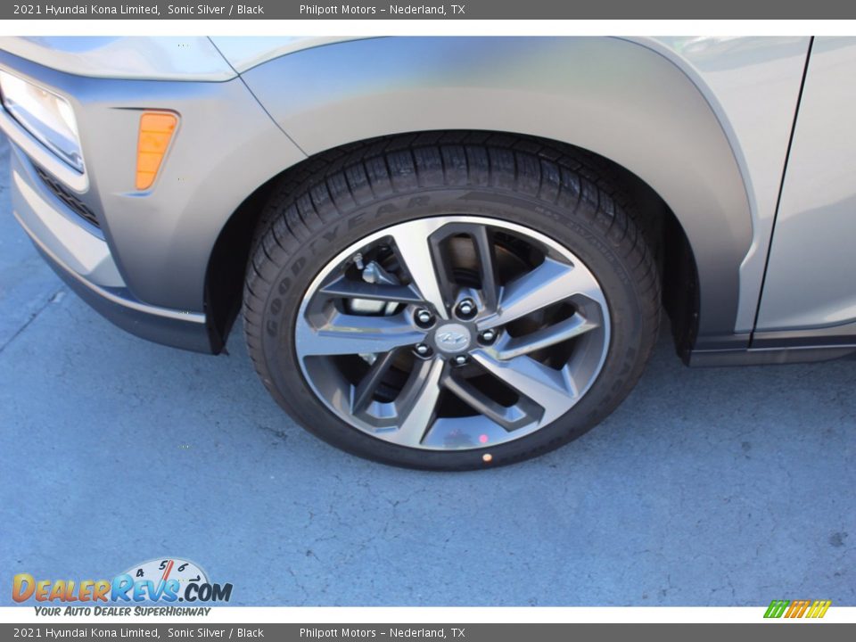 2021 Hyundai Kona Limited Sonic Silver / Black Photo #5