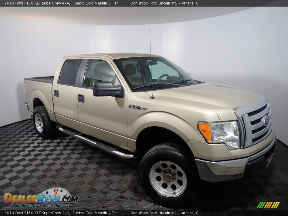 2010 Ford F150 XLT SuperCrew 4x4 Pueblo Gold Metallic / Tan Photo #2