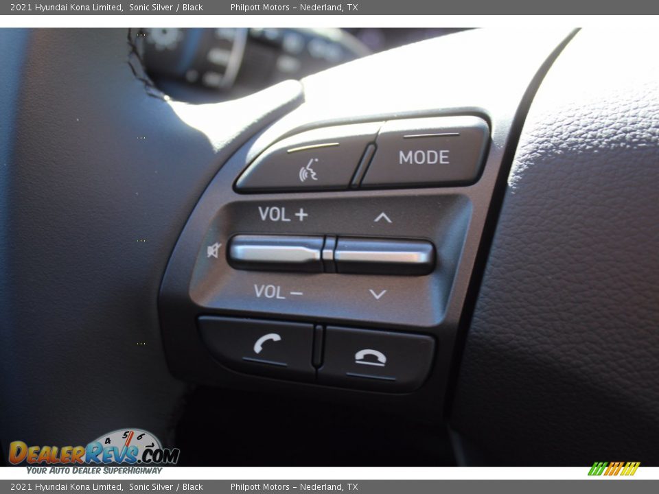 2021 Hyundai Kona Limited Sonic Silver / Black Photo #11