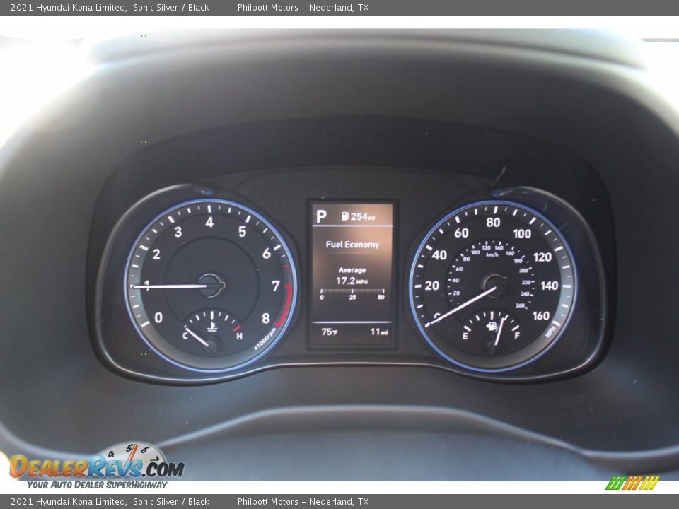 2021 Hyundai Kona Limited Sonic Silver / Black Photo #13