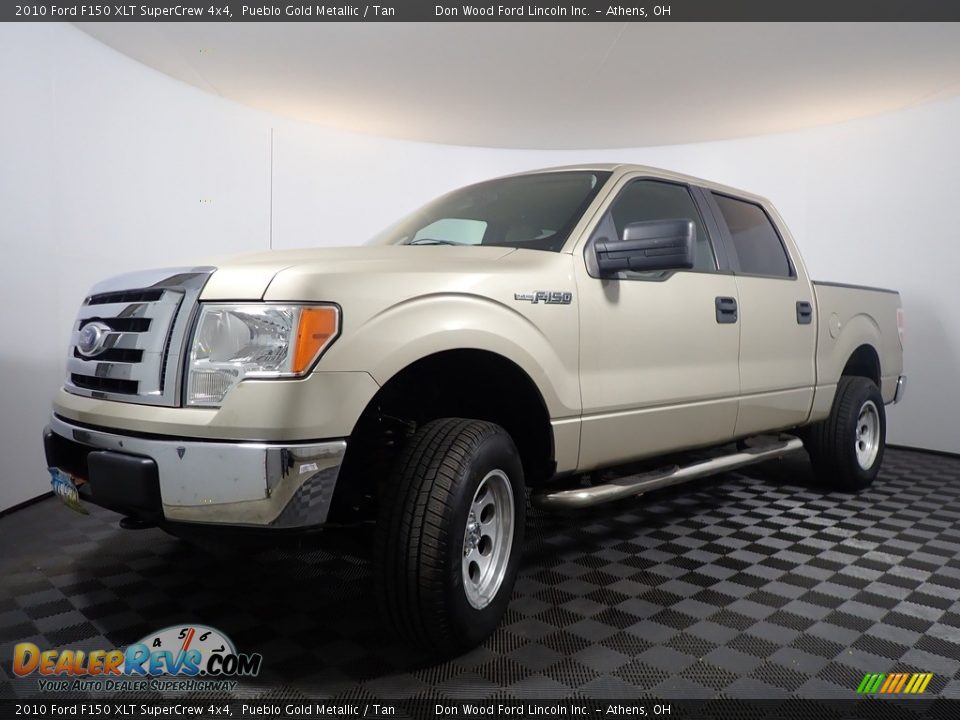 2010 Ford F150 XLT SuperCrew 4x4 Pueblo Gold Metallic / Tan Photo #7
