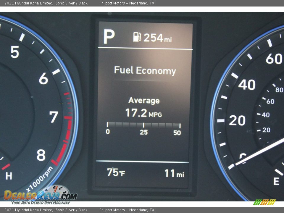 2021 Hyundai Kona Limited Sonic Silver / Black Photo #14