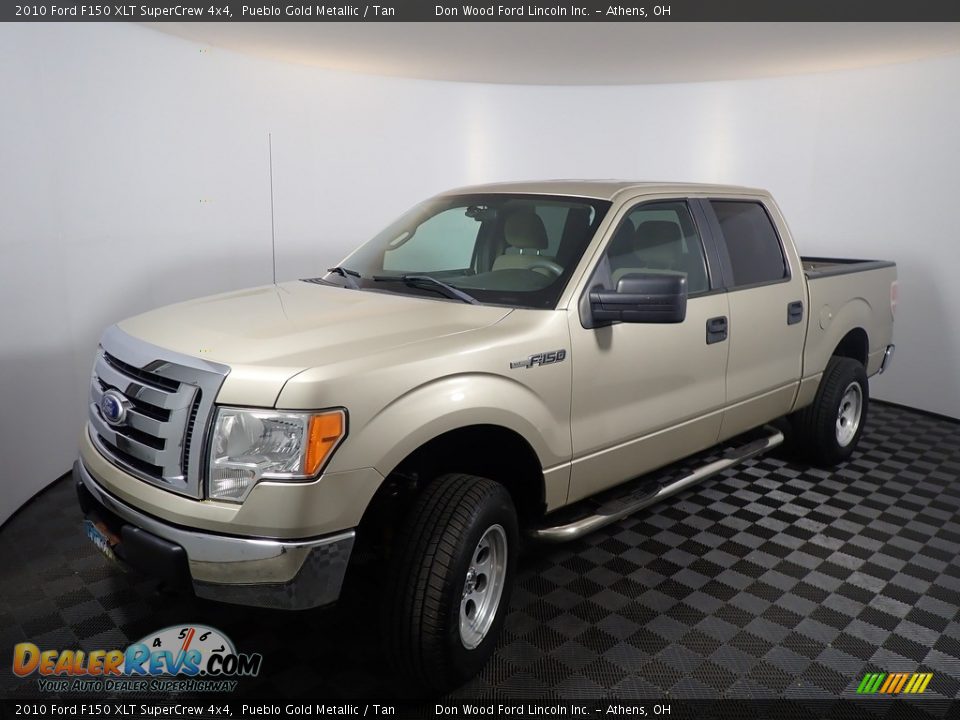 2010 Ford F150 XLT SuperCrew 4x4 Pueblo Gold Metallic / Tan Photo #8