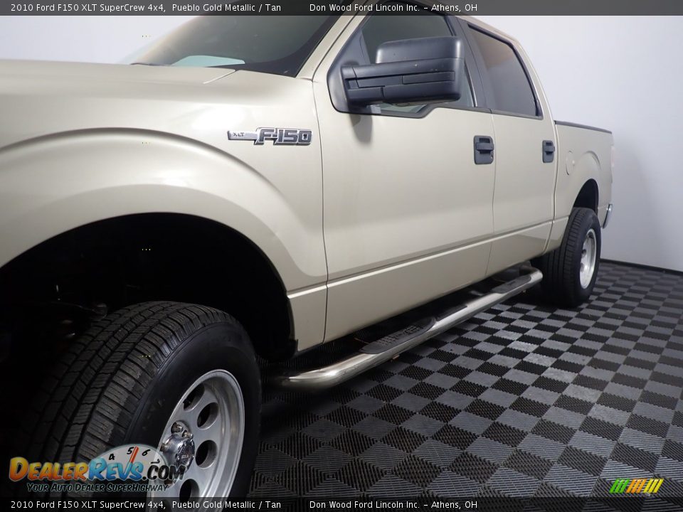 2010 Ford F150 XLT SuperCrew 4x4 Pueblo Gold Metallic / Tan Photo #9