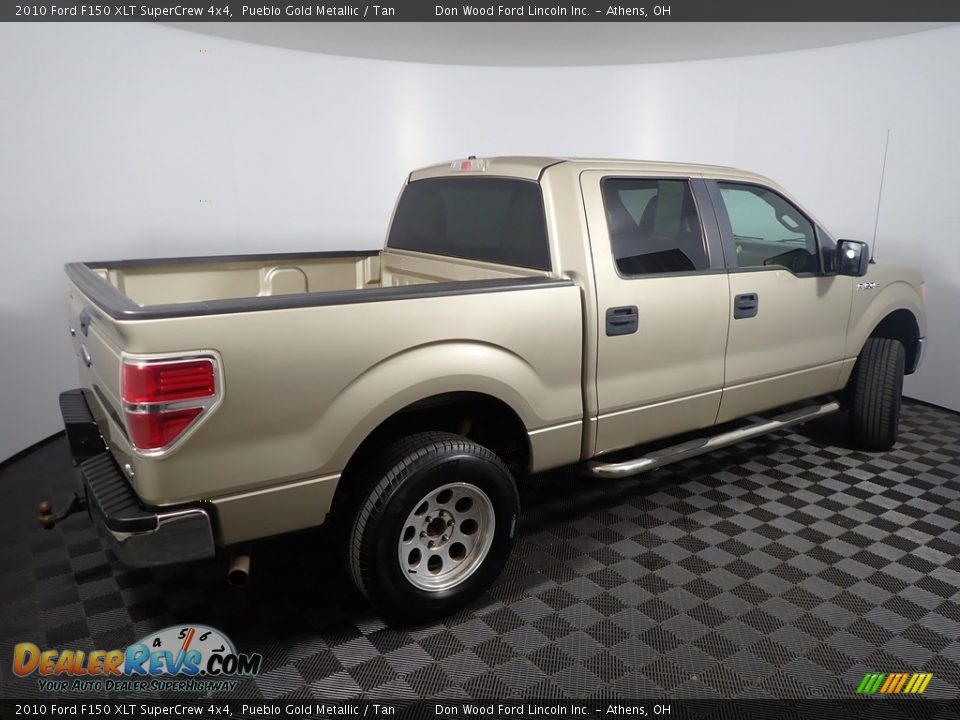 2010 Ford F150 XLT SuperCrew 4x4 Pueblo Gold Metallic / Tan Photo #14