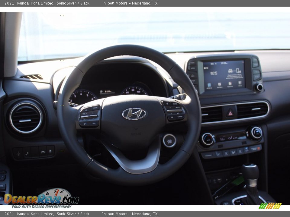 2021 Hyundai Kona Limited Sonic Silver / Black Photo #22