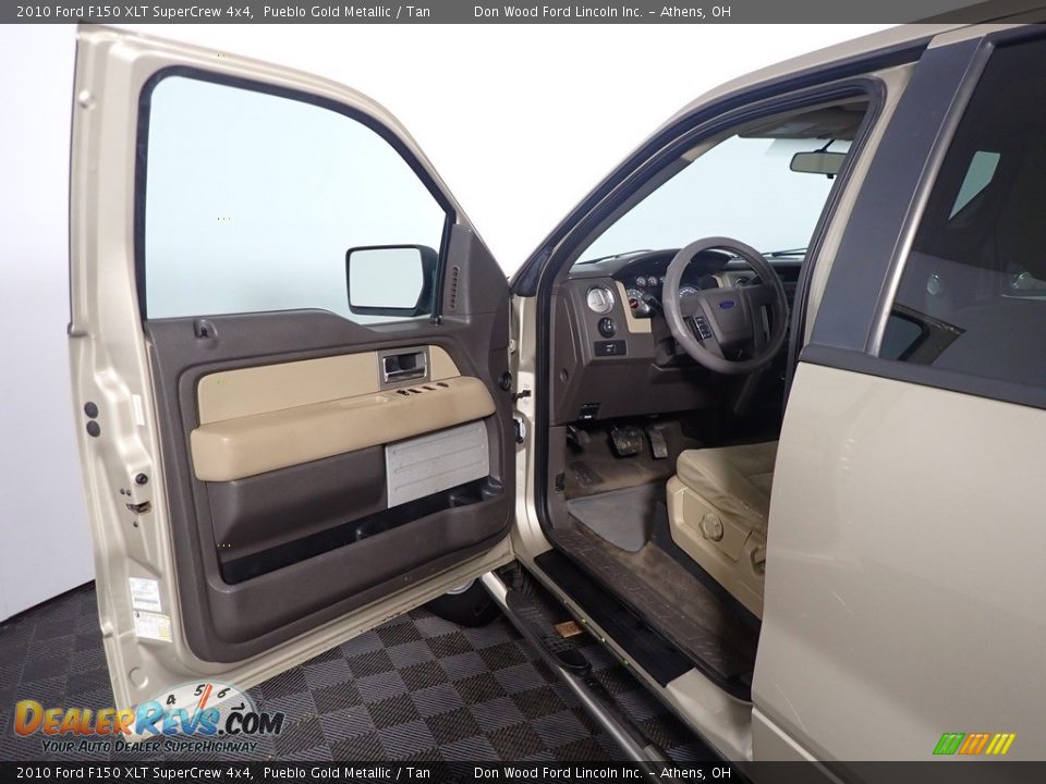 2010 Ford F150 XLT SuperCrew 4x4 Pueblo Gold Metallic / Tan Photo #17