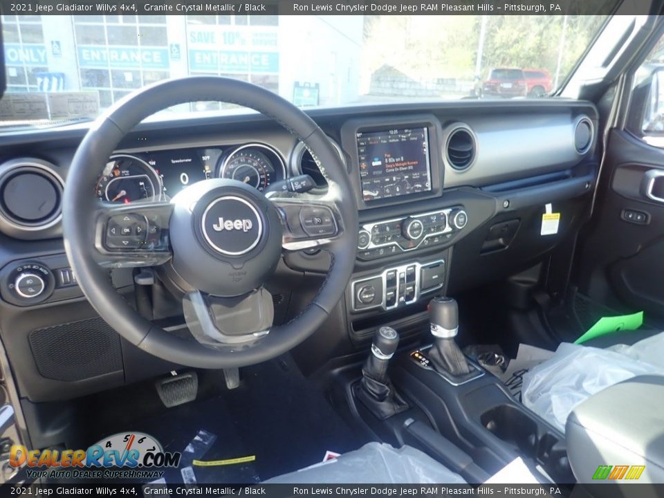 2021 Jeep Gladiator Willys 4x4 Granite Crystal Metallic / Black Photo #12