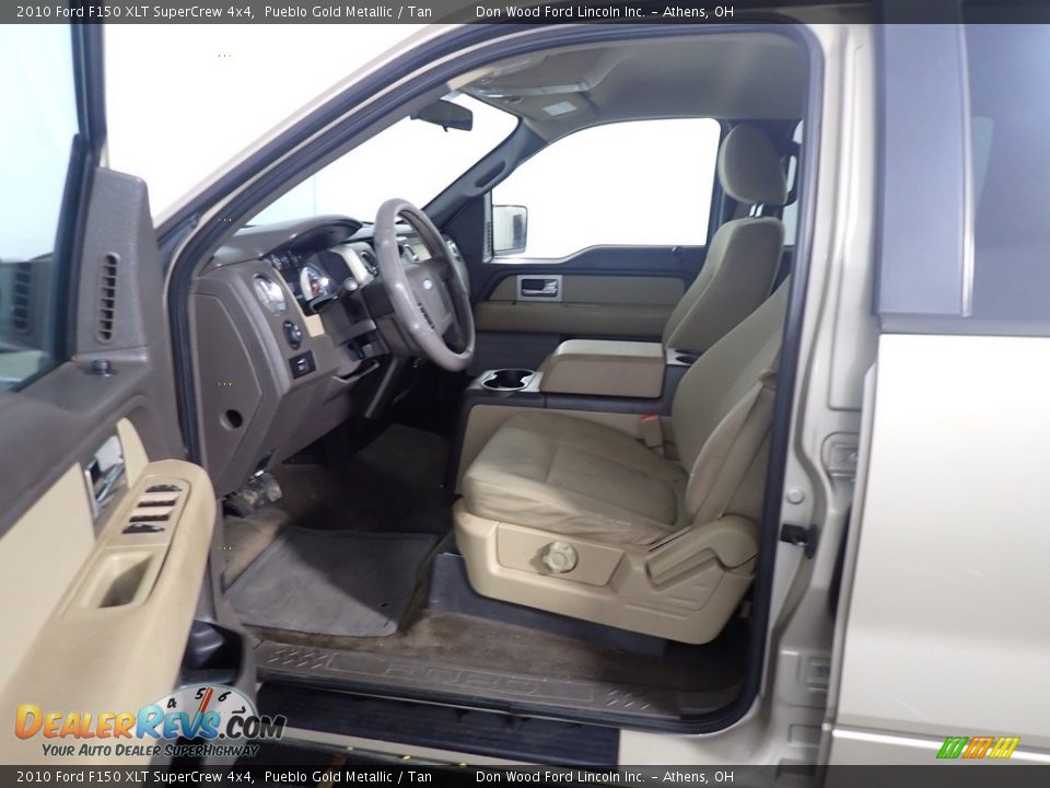 2010 Ford F150 XLT SuperCrew 4x4 Pueblo Gold Metallic / Tan Photo #19
