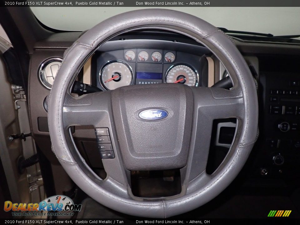 2010 Ford F150 XLT SuperCrew 4x4 Pueblo Gold Metallic / Tan Photo #22