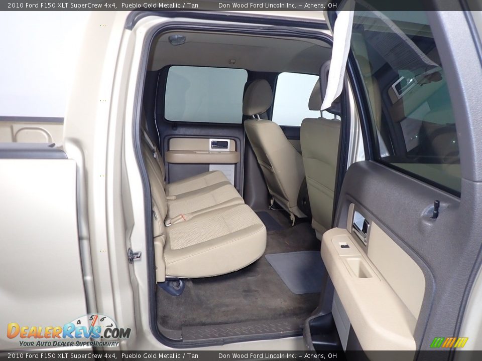 2010 Ford F150 XLT SuperCrew 4x4 Pueblo Gold Metallic / Tan Photo #33