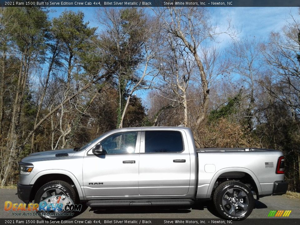 2021 Ram 1500 Built to Serve Edition Crew Cab 4x4 Billet Silver Metallic / Black Photo #1