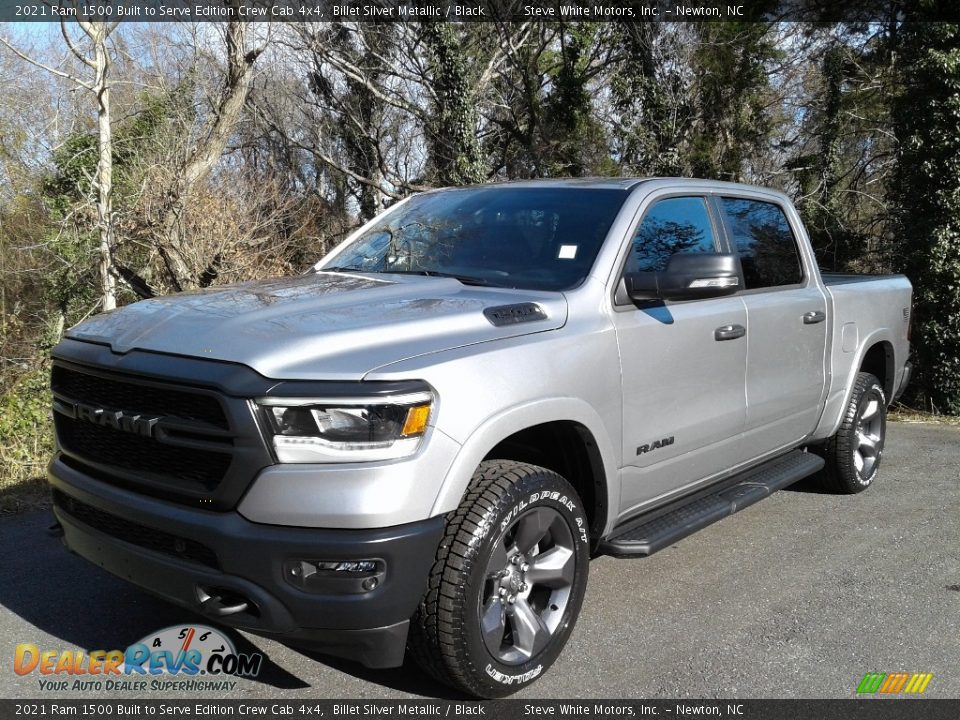 2021 Ram 1500 Built to Serve Edition Crew Cab 4x4 Billet Silver Metallic / Black Photo #2
