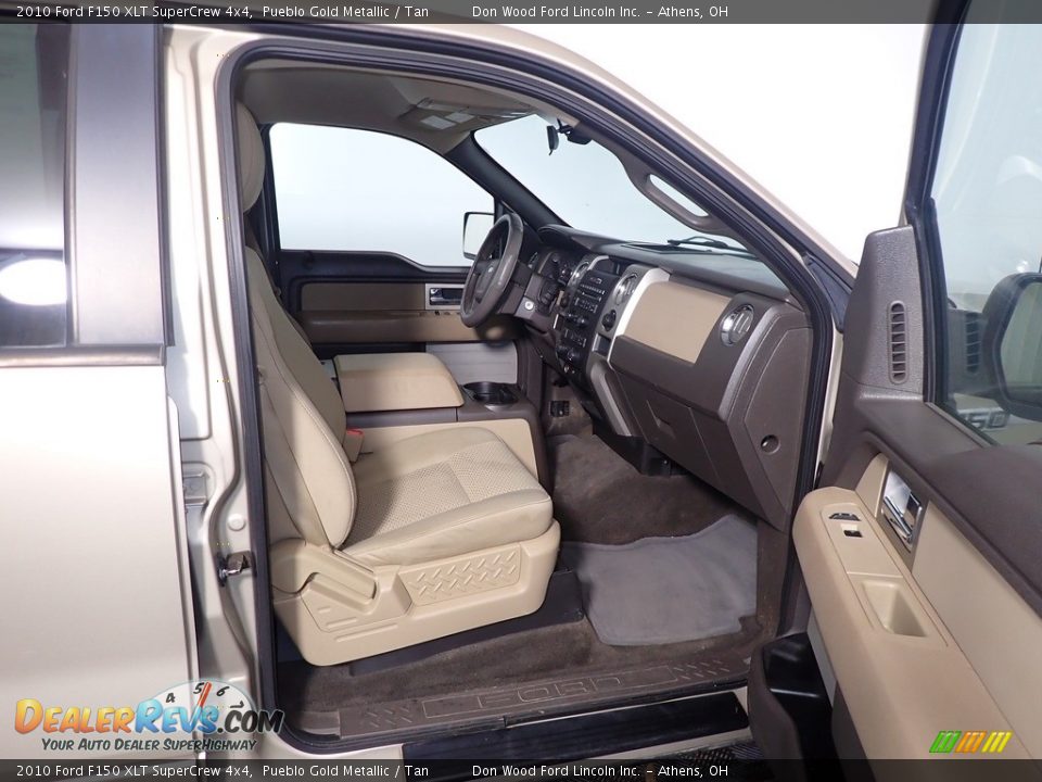 2010 Ford F150 XLT SuperCrew 4x4 Pueblo Gold Metallic / Tan Photo #35