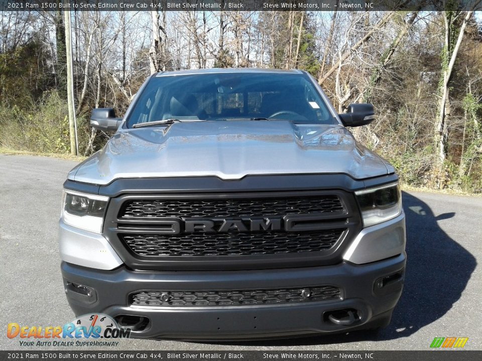 2021 Ram 1500 Built to Serve Edition Crew Cab 4x4 Billet Silver Metallic / Black Photo #3