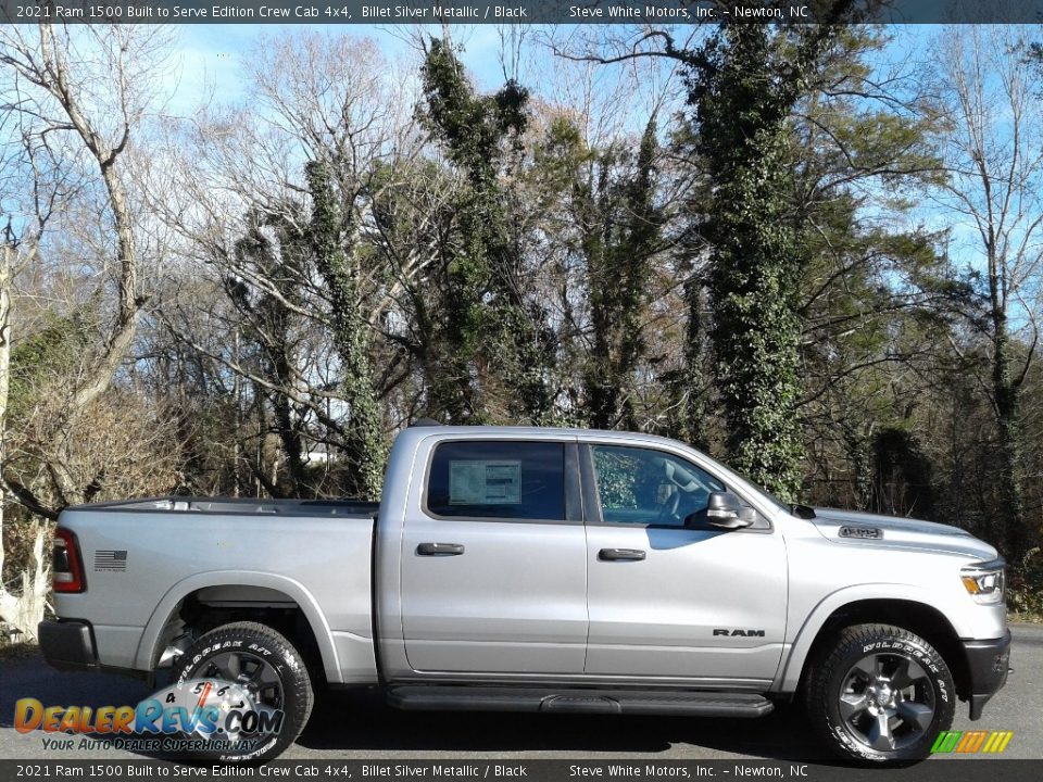 2021 Ram 1500 Built to Serve Edition Crew Cab 4x4 Billet Silver Metallic / Black Photo #5