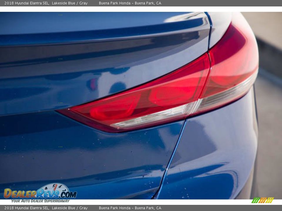 2018 Hyundai Elantra SEL Lakeside Blue / Gray Photo #13