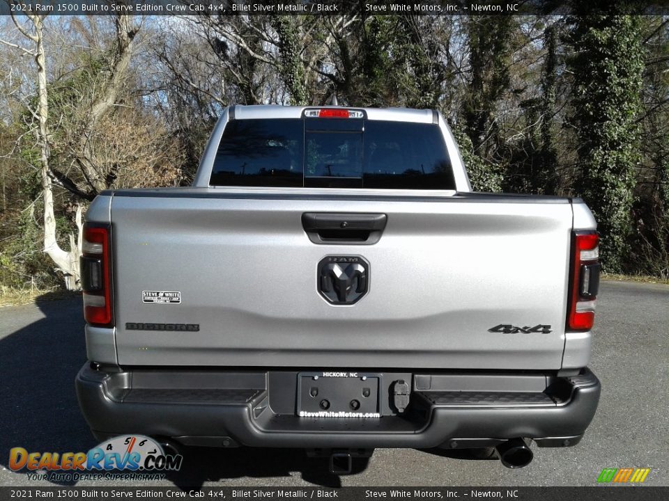2021 Ram 1500 Built to Serve Edition Crew Cab 4x4 Billet Silver Metallic / Black Photo #7