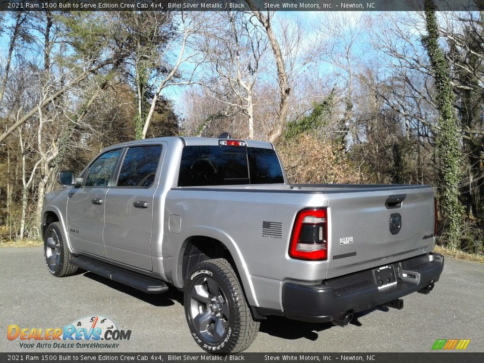 2021 Ram 1500 Built to Serve Edition Crew Cab 4x4 Billet Silver Metallic / Black Photo #9