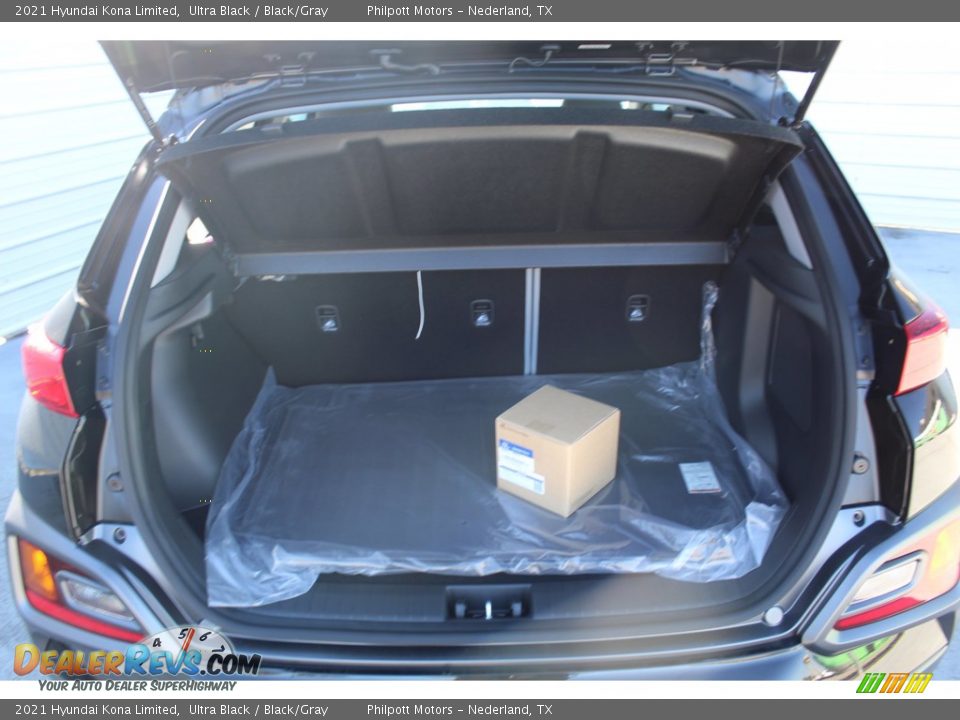 2021 Hyundai Kona Limited Ultra Black / Black/Gray Photo #23
