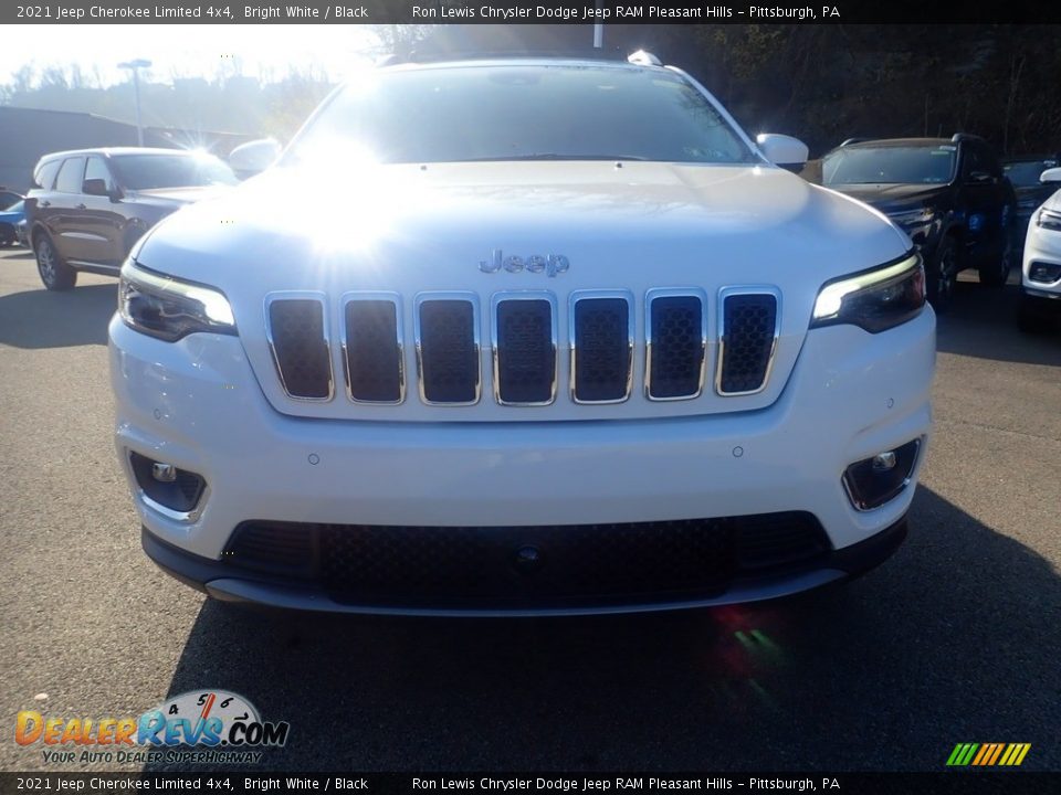 2021 Jeep Cherokee Limited 4x4 Bright White / Black Photo #2