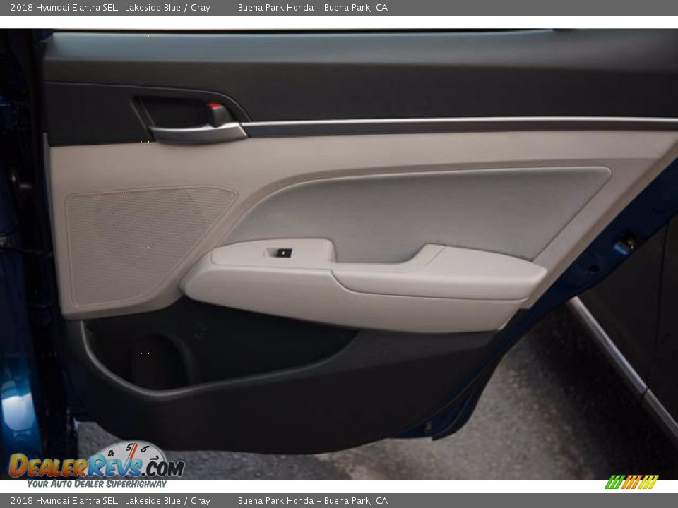 2018 Hyundai Elantra SEL Lakeside Blue / Gray Photo #32