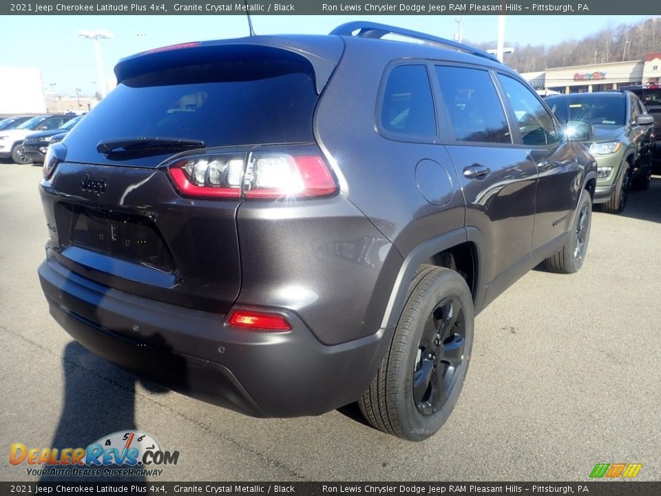 2021 Jeep Cherokee Latitude Plus 4x4 Granite Crystal Metallic / Black Photo #5