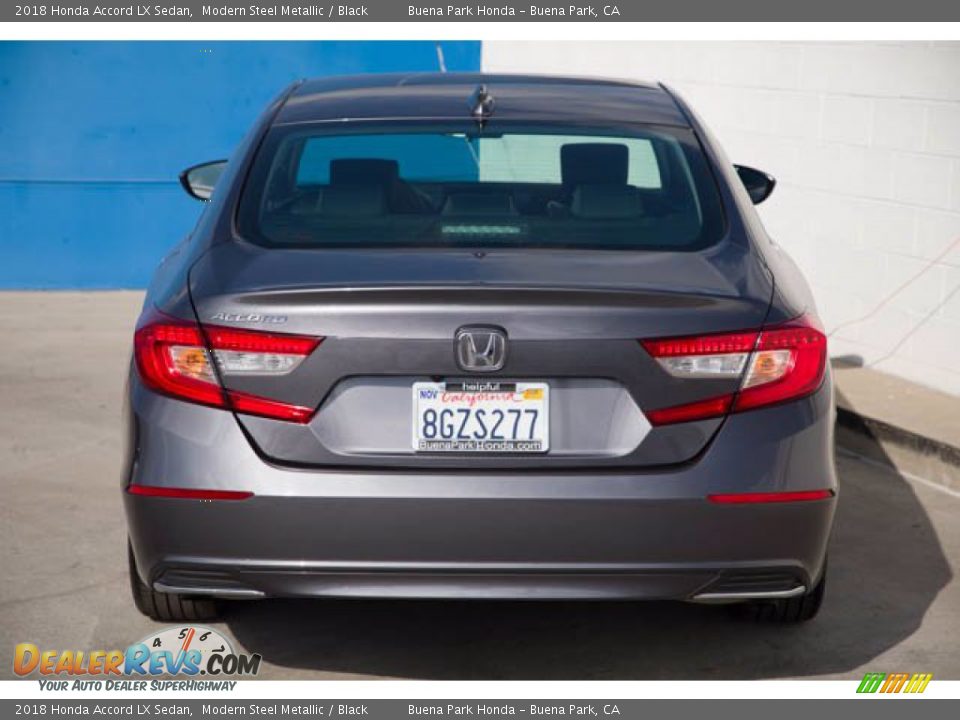 2018 Honda Accord LX Sedan Modern Steel Metallic / Black Photo #11