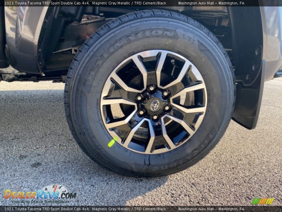 2021 Toyota Tacoma TRD Sport Double Cab 4x4 Magnetic Gray Metallic / TRD Cement/Black Photo #29
