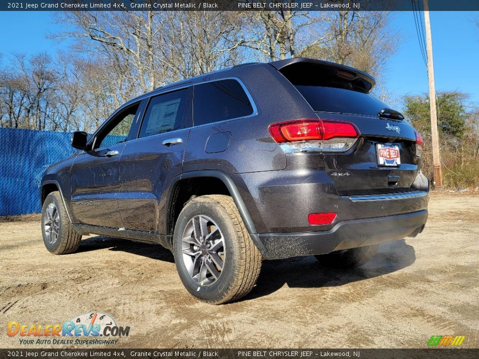 2021 Jeep Grand Cherokee Limited 4x4 Granite Crystal Metallic / Black Photo #6