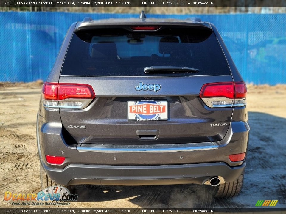 2021 Jeep Grand Cherokee Limited 4x4 Granite Crystal Metallic / Black Photo #7