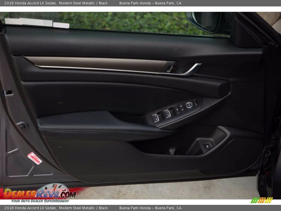 2018 Honda Accord LX Sedan Modern Steel Metallic / Black Photo #30