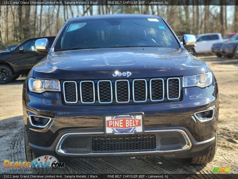 2021 Jeep Grand Cherokee Limited 4x4 Sangria Metallic / Black Photo #3