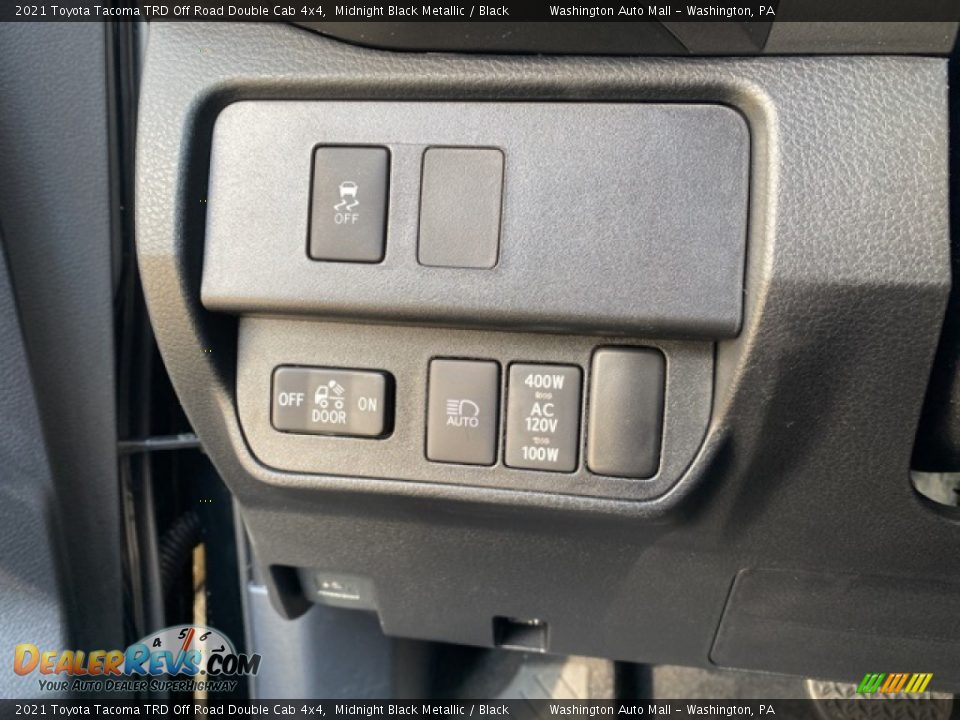 2021 Toyota Tacoma TRD Off Road Double Cab 4x4 Midnight Black Metallic / Black Photo #18