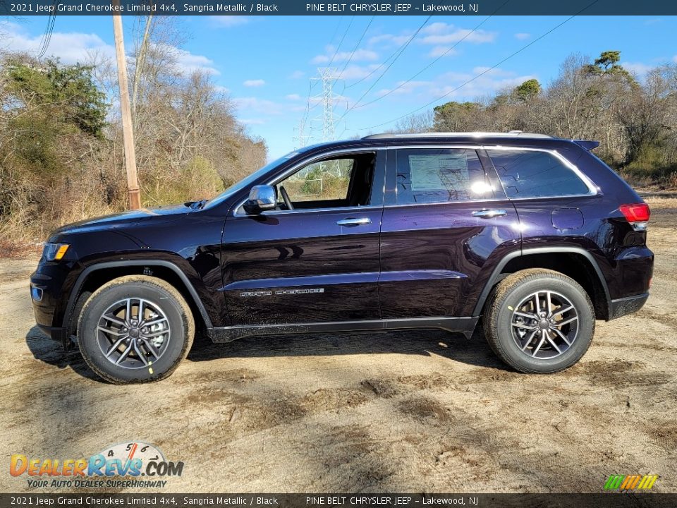 2021 Jeep Grand Cherokee Limited 4x4 Sangria Metallic / Black Photo #4