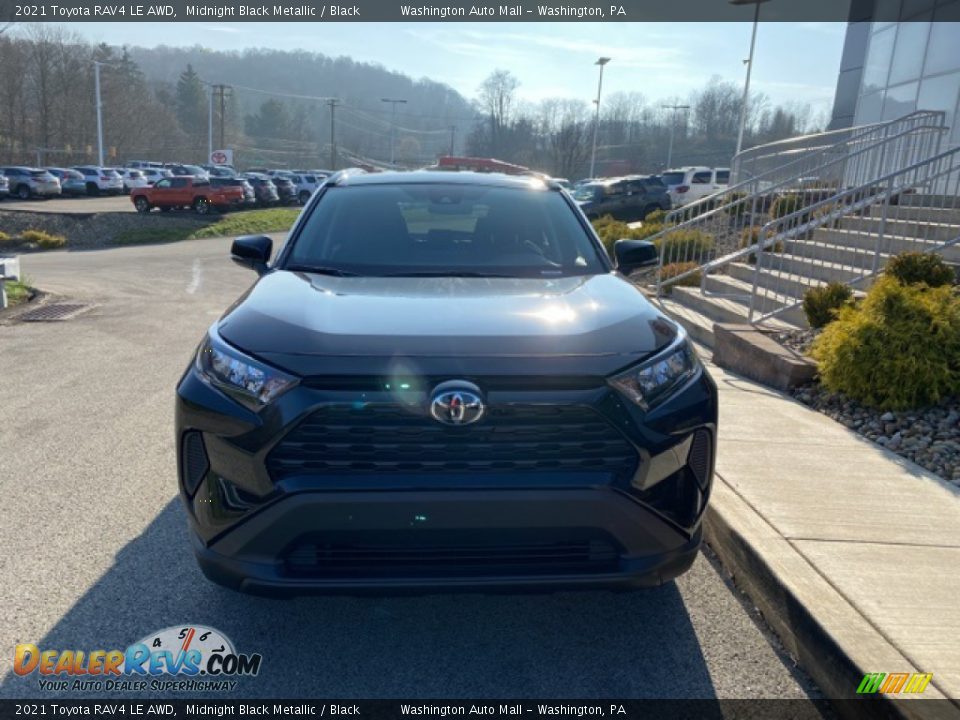 2021 Toyota RAV4 LE AWD Midnight Black Metallic / Black Photo #11