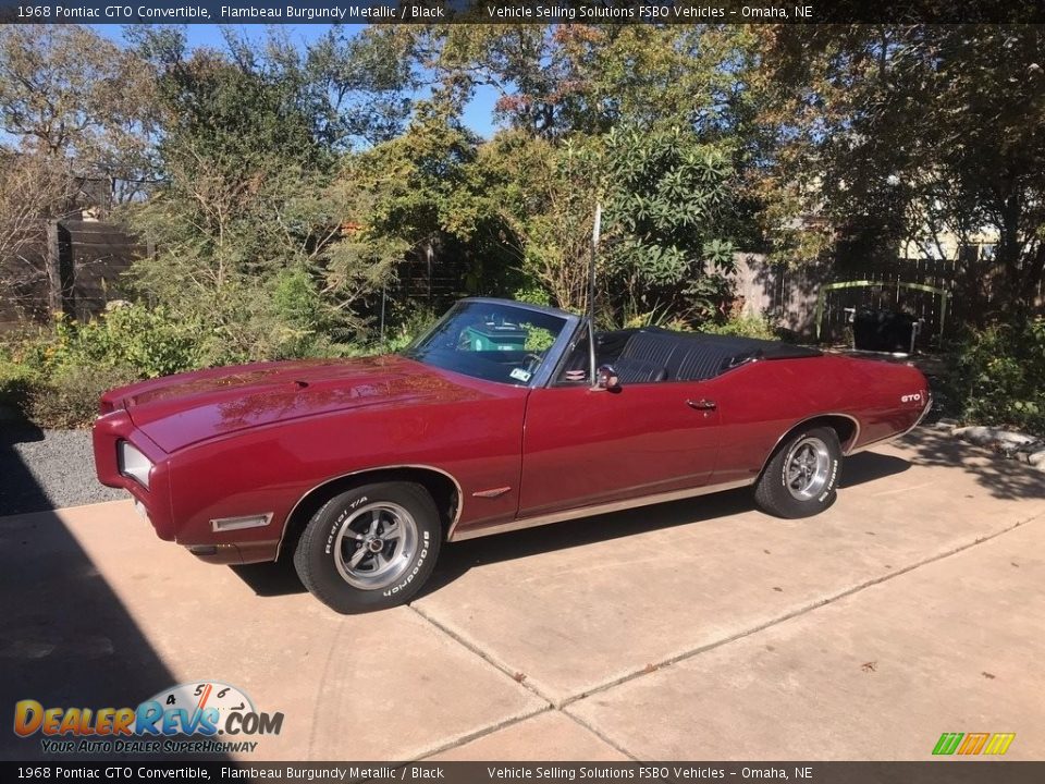 Front 3/4 View of 1968 Pontiac GTO Convertible Photo #1